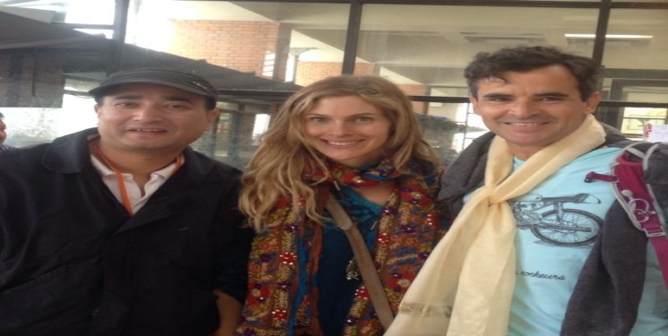 American Actress Marlies Pintoo and Mr Fabio Texerra USA