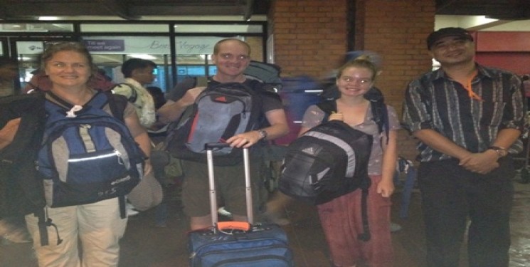 Mr J M Johnson and Family Upper Mustang Trekking