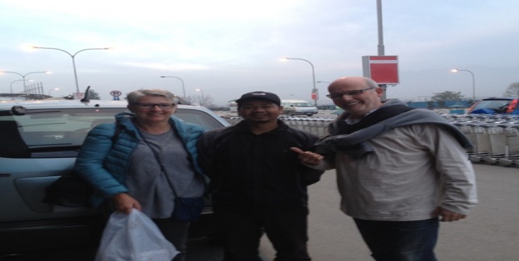 Ms Marie Josee and D Lambrecht March 2015