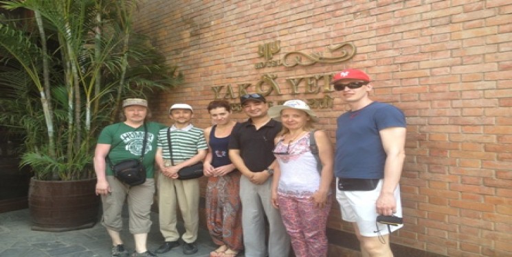Mrs O Antonova and Party EBC Trekking